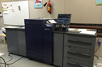 Установка машины полноцветной печати Konica Minolta C1100